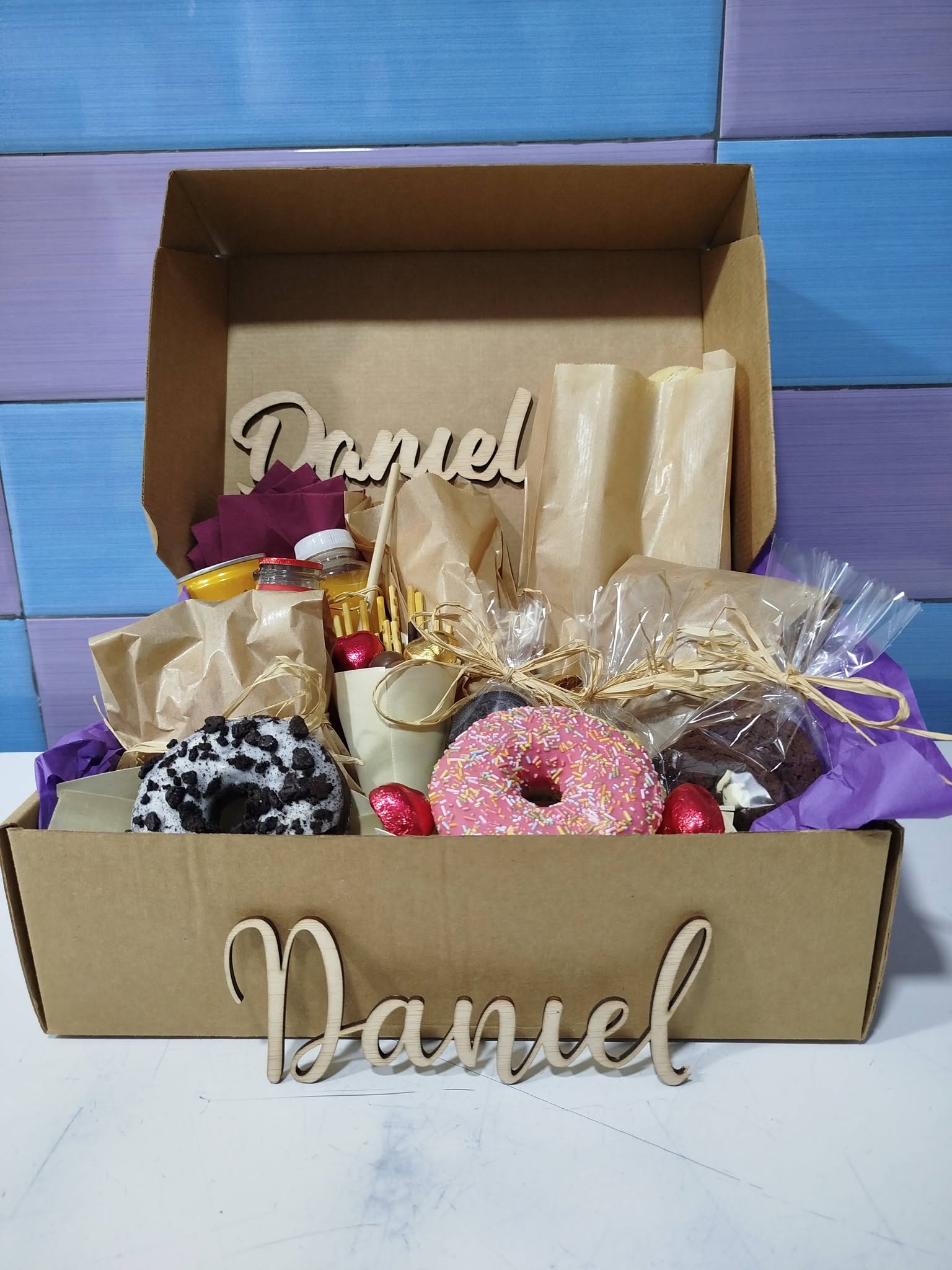Cesta Desayuno / Merienda Sorpresa Personalizada — Detalles para eventos - Vista 6