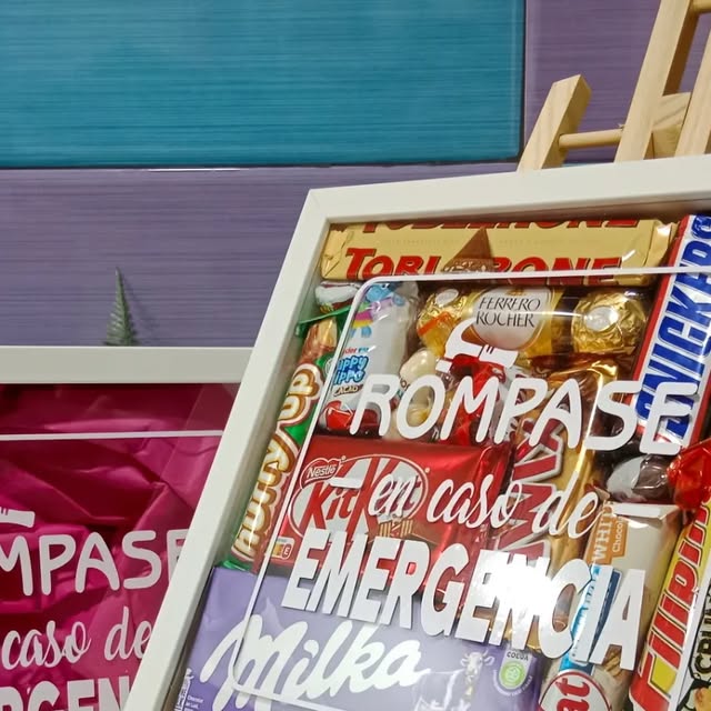 Marco de Chocolate Personalizado — Detalles para eventos - Vista 1