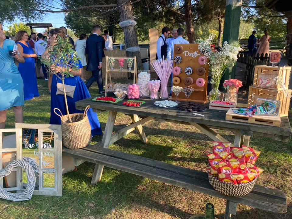 Mesa dulce diseñada por Al Cuadrado para eventos